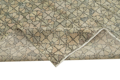 Checkered Kilim Kahverengi Damalı Pamuk Yün El Dokuma Halısı 180x282 Agacan