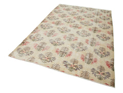 Checkered Kilim Sarı Damalı Pamuk Yün El Dokuma Halısı 172x259 Agacan