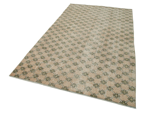 Checkered Kilim Bej Damalı Pamuk Yün El Dokuma Halısı 157x267 Agacan