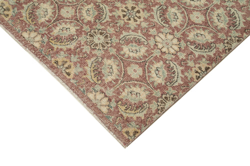 Checkered Kilim Kırmızı Damalı Pamuk Yün El Dokuma Halısı 165x263 Agacan