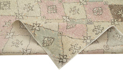Checkered Kilim Beyaz Damalı Pamuk Yün El Dokuma Halısı 153x260 Agacan