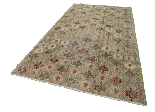 Checkered Kilim Beyaz Damalı Pamuk Yün El Dokuma Halısı 178x330 Agacan