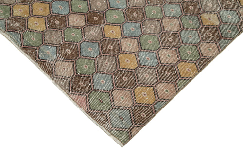 Checkered Kilim Beyaz Damalı Pamuk Yün El Dokuma Halısı 171x294 Agacan