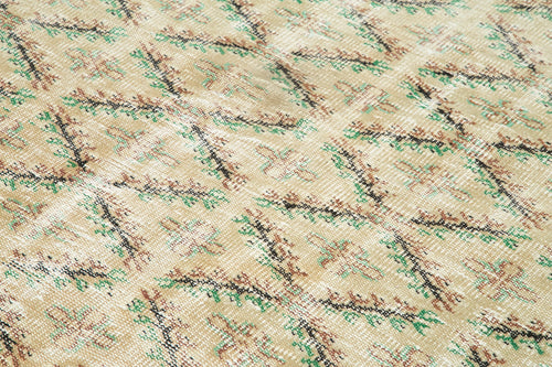 Checkered Kilim Beyaz Damalı Pamuk Yün El Dokuma Halısı 186x281 Agacan