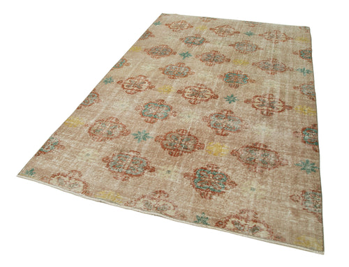 Checkered Kilim Beyaz Damalı Pamuk Yün El Dokuma Halısı 164x268 Agacan