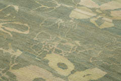 Tebriz Yeşil Klasik Pamuk Yün El Dokuma Halısı 308x424 Agacan