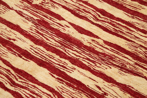Tebriz Kırmızı Klasik Pamuk Yün El Dokuma Halısı 172x234 Agacan