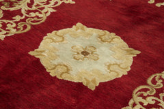 Tebriz Kırmızı Klasik Pamuk Yün El Dokuma Halısı 250x315 Agacan