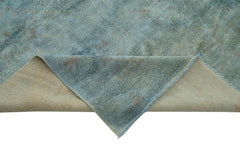 Tebriz Mavi Klasik Pamuk Yün El Dokuma Halısı 344x453 Agacan