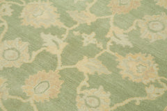 Tebriz Yeşil Klasik Pamuk Yün El Dokuma Halısı 120x183 Agacan