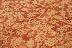 Tebriz Kırmızı Klasik Pamuk Yün El Dokuma Halısı 238x286 Agacan