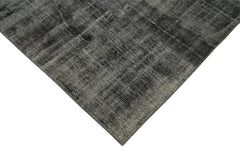 Kırk Yama Siyah Patchwork Pamuk Yün El Dokuma Halısı 256x351 Agacan