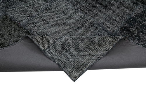 Kırk Yama Siyah Patchwork Pamuk Yün El Dokuma Halısı 257x352 Agacan