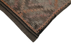 Geometric Kilim Kahverengi Geometrik Keçi Tüyü El Dokuma Halısı 230x365 Agacan