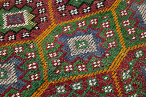 Geometric Kilim Beyaz Geometrik Keçi Tüyü El Dokuma Halısı 163x299 Agacan