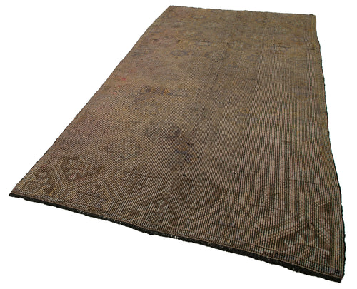 Geometric Kilim Bej Geometrik Keçi Tüyü El Dokuma Halısı 166x323 Agacan