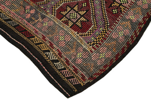 Geometric Kilim Beyaz Geometrik Keçi Tüyü El Dokuma Halısı 183x250 Agacan