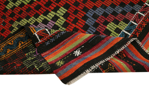 Geometric Kilim Beyaz Geometrik Keçi Tüyü El Dokuma Halısı 211x268 Agacan