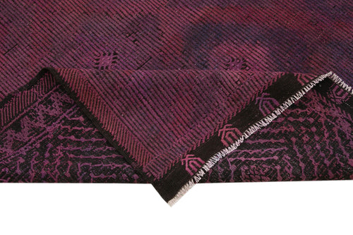 Geometric Kilim Pembe Geometrik Keçi Tüyü El Dokuma Halısı 220x355 Agacan