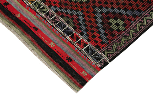 Geometric Kilim Beyaz Geometrik Keçi Tüyü El Dokuma Halısı 214x290 Agacan