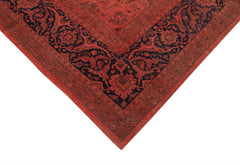 Tebriz Kırmızı Klasik Pamuk Yün El Dokuma Halısı 354x534 Agacan