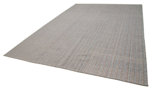 Vintage Flatweave Beyaz Eskitme Pamuk Yün El Dokuma Halısı 290x409 Agacan
