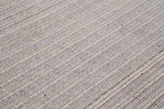 Vintage Flatweave Beyaz Eskitme Pamuk Yün El Dokuma Halısı 320x410 Agacan