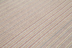 Vintage Flatweave Beyaz Eskitme Pamuk Yün El Dokuma Halısı 317x411 Agacan