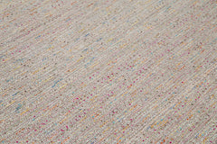 Vintage Flatweave Beyaz Eskitme Pamuk Yün El Dokuma Halısı 316x370 Agacan