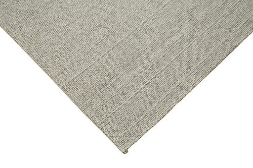 Vintage Flatweave Bej Eskitme Pamuk Yün El Dokuma Halısı 316x382 Agacan