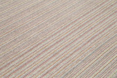 Vintage Flatweave Beyaz Eskitme Pamuk Yün El Dokuma Halısı 319x425 Agacan
