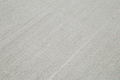 Vintage Flatweave Bej Eskitme Pamuk Yün El Dokuma Halısı 270x375 Agacan