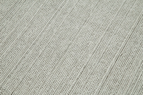 Vintage Flatweave Bej Eskitme Pamuk Yün El Dokuma Halısı 102x236 Agacan