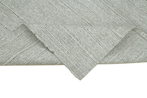 Vintage Flatweave Bej Eskitme Pamuk Yün El Dokuma Halısı 102x236 Agacan