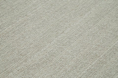 Vintage Flatweave Bej Eskitme Pamuk Yün El Dokuma Halısı 187x303 Agacan