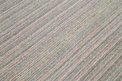 Vintage Flatweave Gri Eskitme Pamuk Yün El Dokuma Halısı 198x315 Agacan