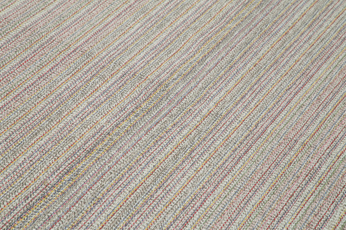 Vintage Flatweave Beyaz Eskitme Pamuk Yün El Dokuma Halısı 191x315 Agacan