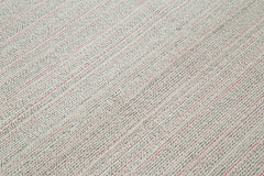 Vintage Flatweave Beyaz Eskitme Pamuk Yün El Dokuma Halısı 180x270 Agacan
