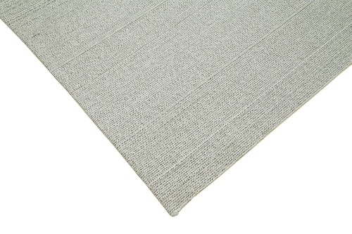 Vintage Flatweave Bej Eskitme Pamuk Yün El Dokuma Halısı 203x345 Agacan