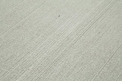 Vintage Flatweave Bej Eskitme Pamuk Yün El Dokuma Halısı 203x345 Agacan