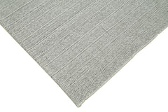 Vintage Flatweave Bej Eskitme Pamuk Yün El Dokuma Halısı 204x298 Agacan