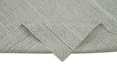 Vintage Flatweave Bej Eskitme Pamuk Yün El Dokuma Halısı 204x362 Agacan