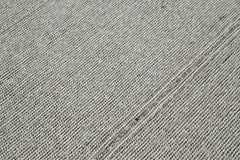 Vintage Flatweave Gri Eskitme Pamuk Yün El Dokuma Halısı 236x282 Agacan