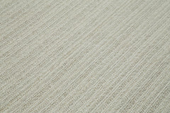 Vintage Flatweave Bej Eskitme Pamuk Yün El Dokuma Halısı 210x305 Agacan