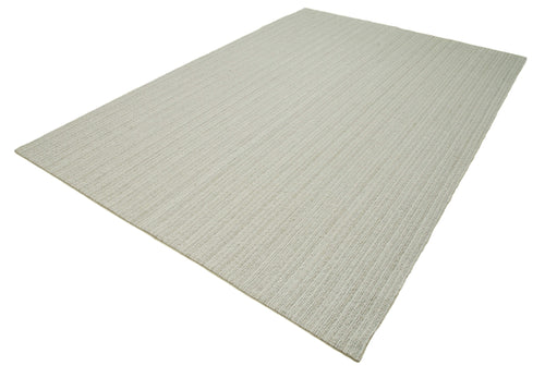 Vintage Flatweave Bej Eskitme Pamuk Yün El Dokuma Halısı 211x320 Agacan