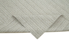Vintage Flatweave Bej Eskitme Pamuk Yün El Dokuma Halısı 211x320 Agacan