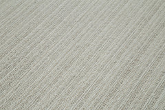 Vintage Flatweave Bej Eskitme Pamuk Yün El Dokuma Halısı 211x328 Agacan