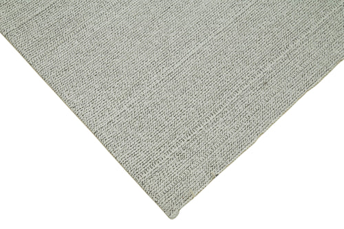 Vintage Flatweave Bej Eskitme Pamuk Yün El Dokuma Halısı 205x315 Agacan