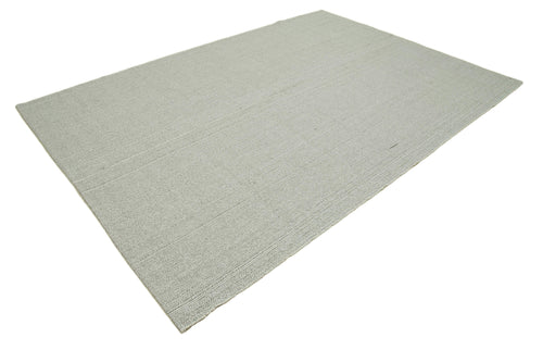 Vintage Flatweave Bej Eskitme Pamuk Yün El Dokuma Halısı 204x291 Agacan
