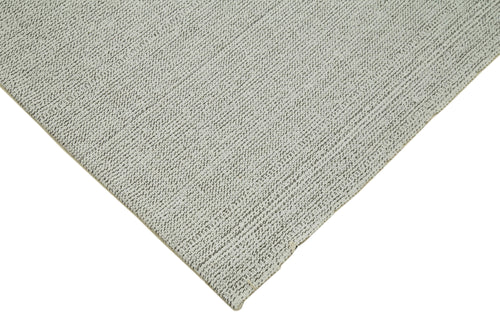 Vintage Flatweave Bej Eskitme Pamuk Yün El Dokuma Halısı 204x291 Agacan